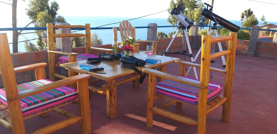 Amantani Lodge Ocosuyo Bagian luar foto