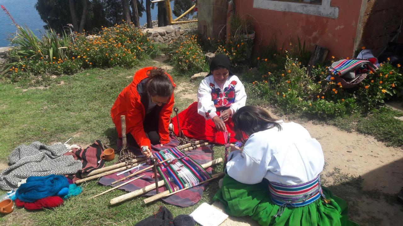 Amantani Lodge Ocosuyo Bagian luar foto